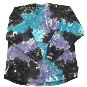 DISNEY PARKS HAUNTED MANSION MADAME LEOTA SPIRIT JERSEY GLOWS TIE DYE SIZE Large